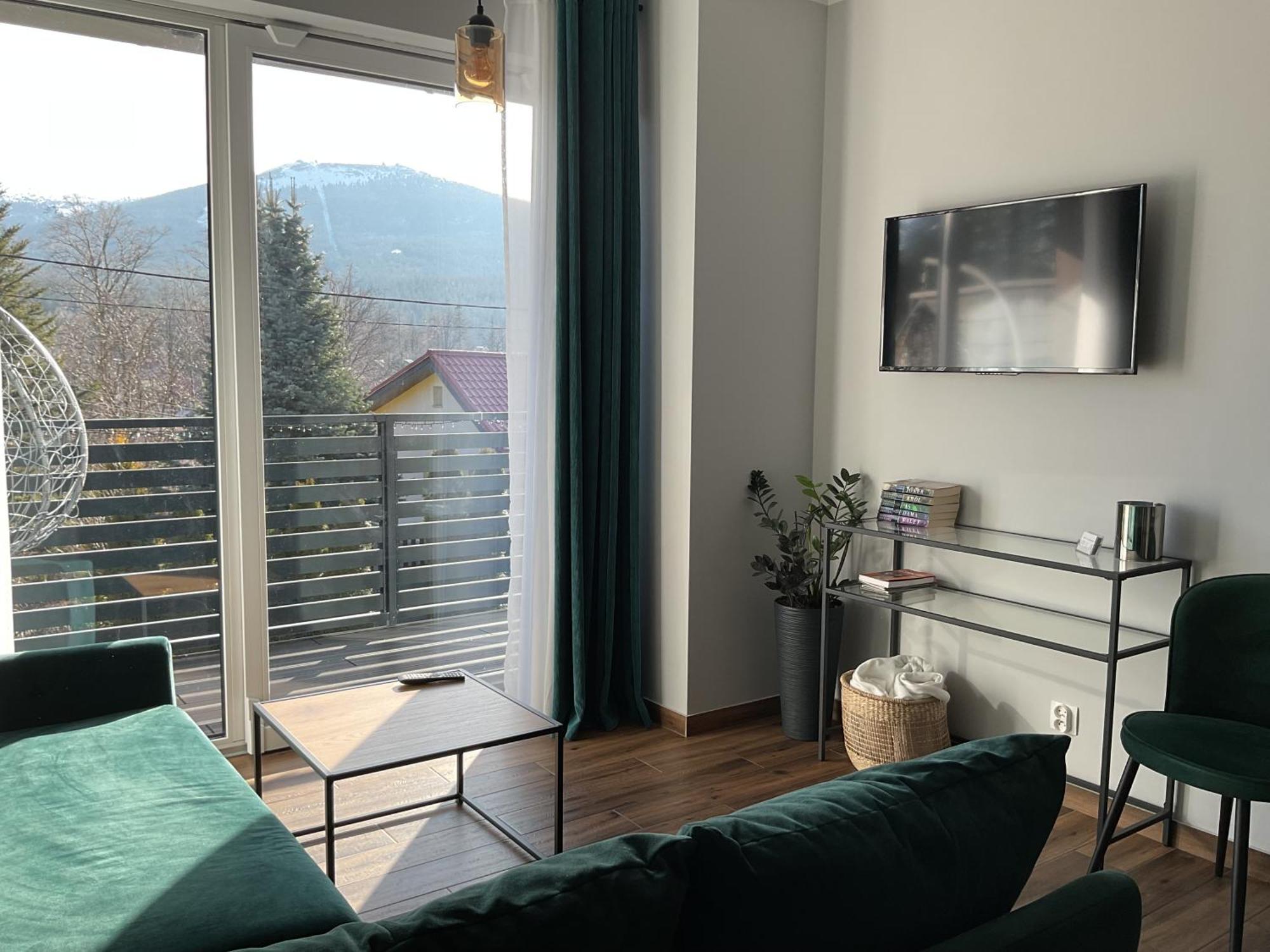Z Widokiem Apartamenty - Apartamenty Z Widokiem Na Gory I Zewnetrzna Balia Szklarska Poręba Exteriör bild